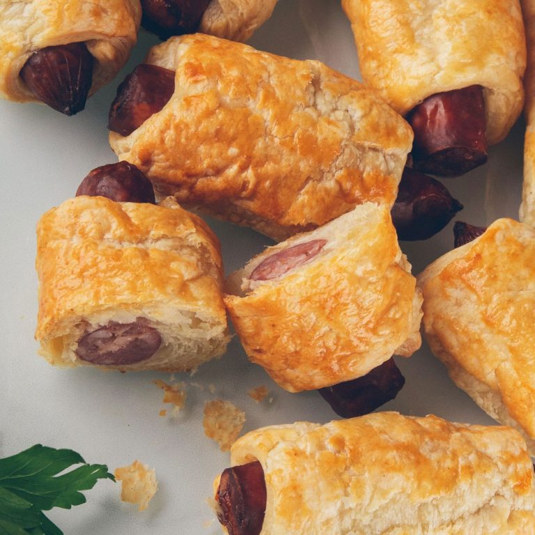 Frozen uncooked Loukaniko Sausage Rolls Small 12 per box Koupes London