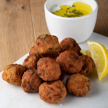 Keftedes meatballs